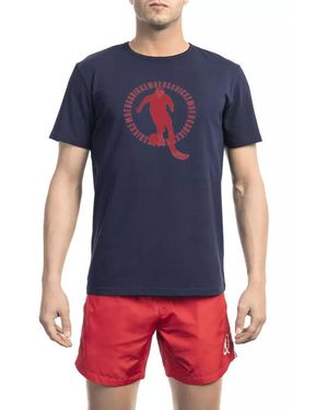 Bikkembergs Cotton T-Shirt - Blue