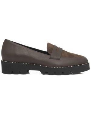 Cerruti 1881 Brown Cowhide Loafer - Multicolour