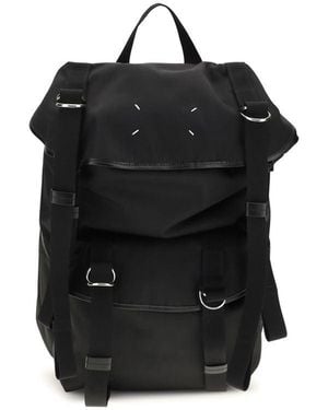 Maison Margiela Black Nylon Backpack