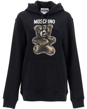 Moschino Teddy Bear Hooded Sweat - Black