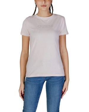 Guess Cotton T-Shirt - Blue