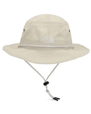 The North Face Beige Cotton Bucket Hat - White