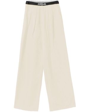 Comme Des Fuckdown Beige Polyester Jeans & Pant - Natural