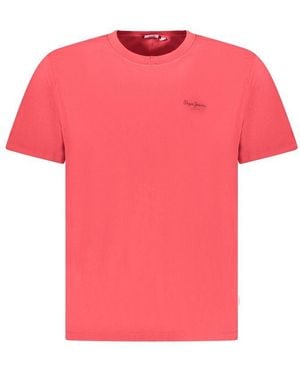 Pepe Jeans Cotton T-Shirt - Pink