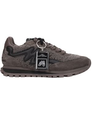 Marc Jacobs Grey Fur Chunky Trainers - Brown