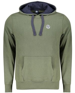 North Sails Verde Cotton Men Sweatshirt - Green