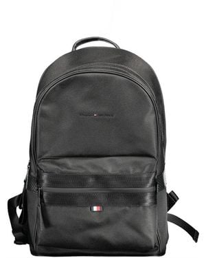 Tommy Hilfiger Black Polyester Backpack