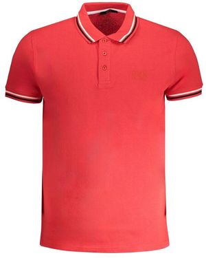 Roberto Cavalli Cotton Polo Shirt - Red
