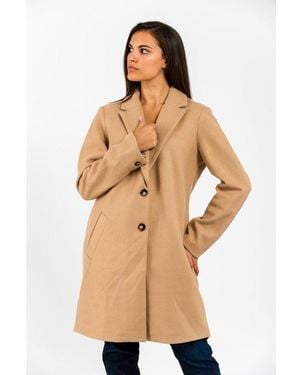 Gas Marabou Coat - Natural