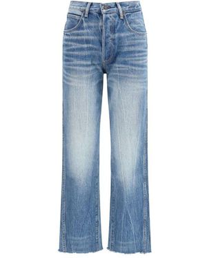 Tom Ford Cotton Bootcut Jeans - Blue
