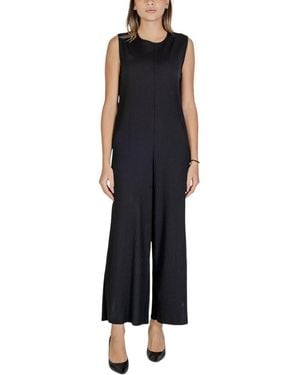 Sandro Ferrone Black Polyester Rompers