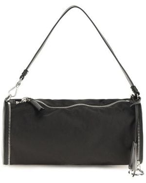 Prada Black Nylon Keychain