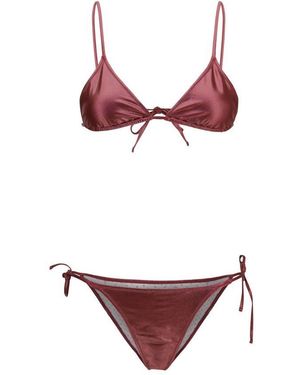Kristina Ti Bordeaux Polyamide Bikini - Red