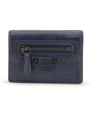 Balenciaga Blue Lamb Ovis Aries Aries Wallet