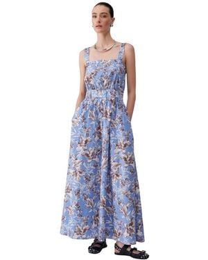 Liu Jo Cotton Long Dress - Blue