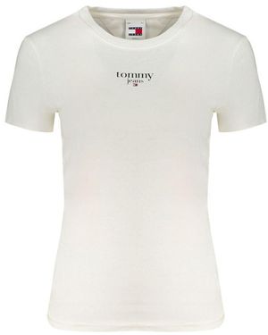 Tommy Hilfiger White Cotton Tops & T