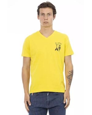 TRUSSARDI ACTION Yellow Cotton Men T