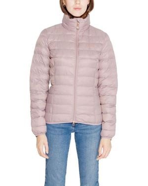 EA7 Purple Polyamide Jackets & Coat - Red