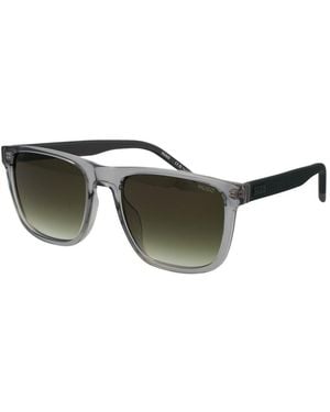 BOSS Gray Plastic Sunglasses - Green