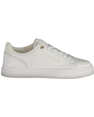 Tommy Hilfiger Bianco Polyurethane Donna Trainer - Grey