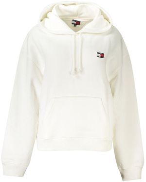Tommy Hilfiger White Cotton Jumper