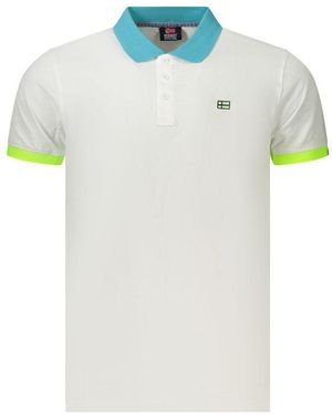 Norway 1963 Bianco Cotton Men's Polo - Blue