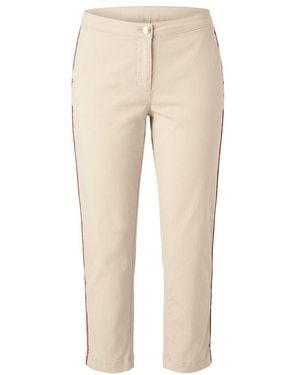 Trussardi Beige Cotton Trousers - Natural