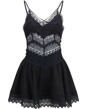 Charo Ruiz Aveline Short Dress - Black