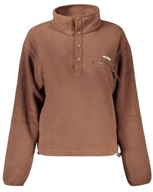 Columbia Brown Polyester 's Sweatshirt