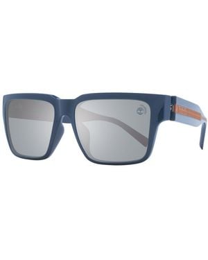 Timberland Grey Plastic Sunglasses - Blue