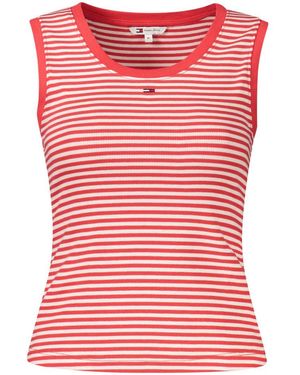 Tommy Hilfiger Red Cotton 's Tank Top