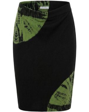 Malo Green Cotton Skirt