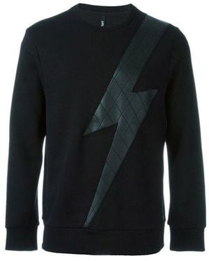 Neil Barrett Flash Design Sweatshirt - Black