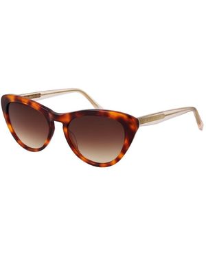 Ted Baker Multicolor Acetate Sunglasses - Brown