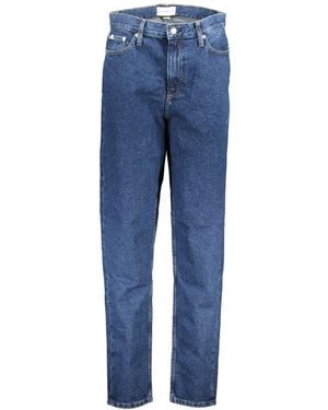 Calvin Klein Blu Cotton Jeans - Blue