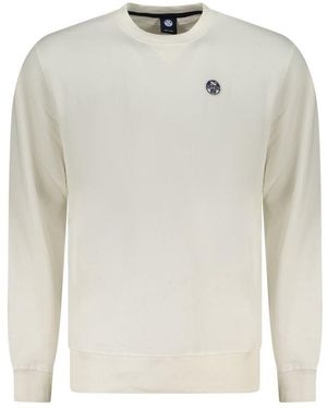 North Sails Bianco Cotton Men Sweatshirt - White