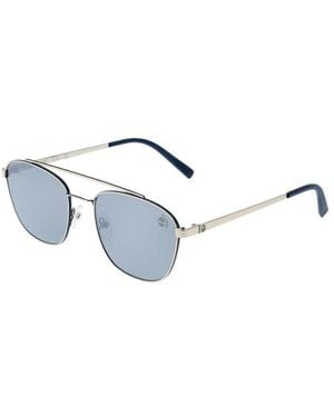 Timberland Silver Metal Sunglasses - Blue
