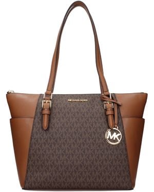 Michael Kors Brown Leather Shoulder Bag