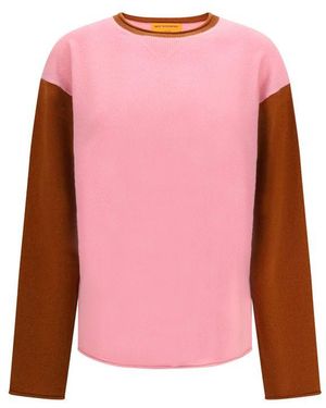 Guest In Residence Multicolour Cashmere Sweatshirt - Pink
