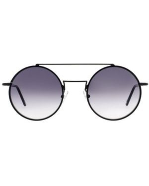Andy Wolf Black Metal Sunglasses - Purple