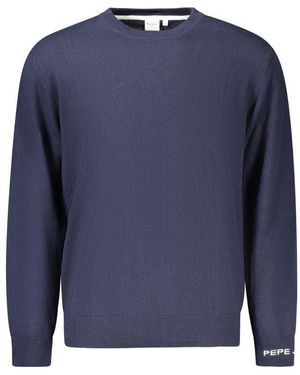 Pepe Jeans Blue Cotton Men's Sweater
