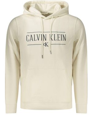 Calvin Klein Cotton Sweatshirt - Natural