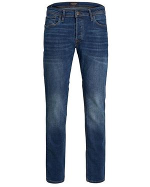 Jack & Jones Blue Cotton Skinny Jeans