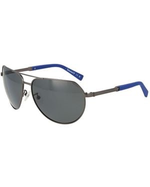 Timberland Grey Metal Sunglasses - Black