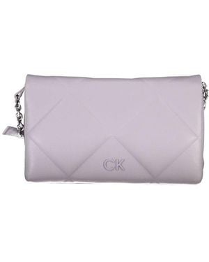 Calvin Klein Polyester Shoulder Bag - Purple