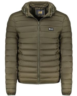 Roberto Cavalli Verde Polyester Mens Jacket - Green
