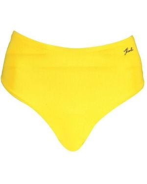 KARL LAGERFELD Yellow Polyamide 's Swim Brief