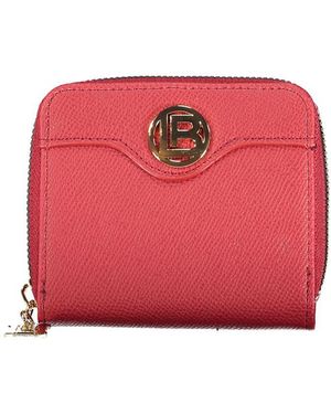 Laura Biagiotti Rosso Polyurethane Wallet - Red