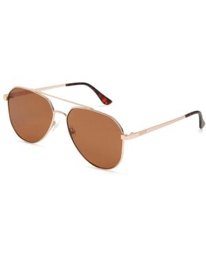Kenneth Cole Sunglasses Aviator - Brown