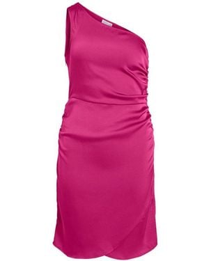 VILA CLOTHES Polyester Casual Dress - Purple